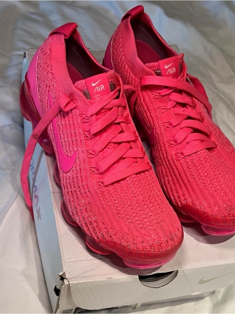 Nike Pink Women's Air VaporMax Knit Sneakers